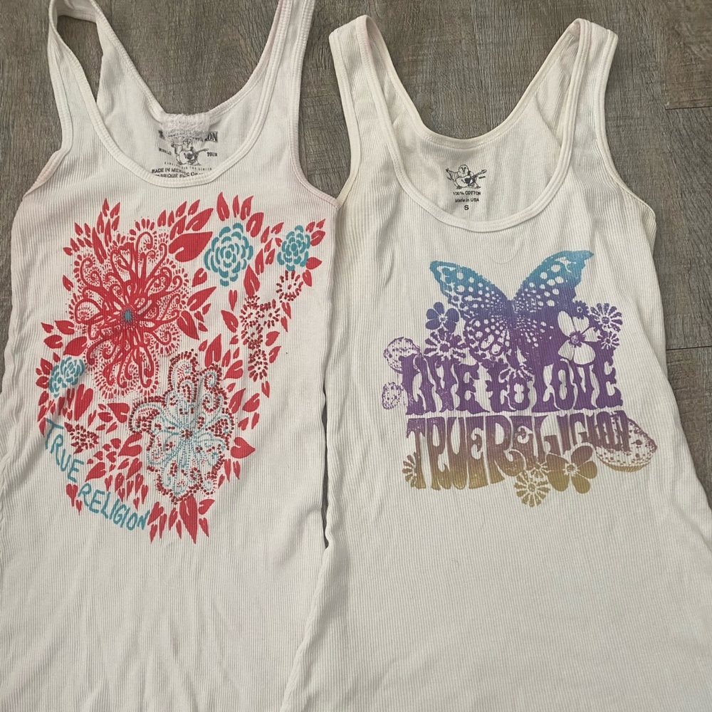 True Religion tank tops